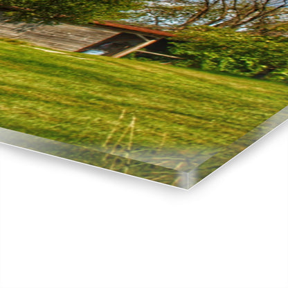 U R There Photography Grey Road Rusted II Rustic Farmhouse Acrylic Wall Print