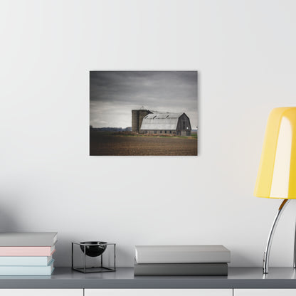 U R There Photography North Gates Road Old Grey II Rustic Farmhouse Acrylic Wall Print