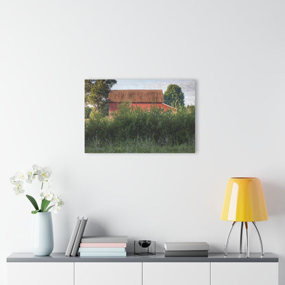 U R There Photography Genesee Road Red I Rustic Farmhouse Acrylic Wall Print