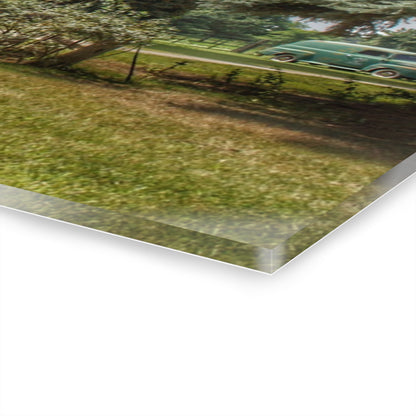 U R There Photography Metamora Country Red Rustic Farmhouse Acrylic Wall Print