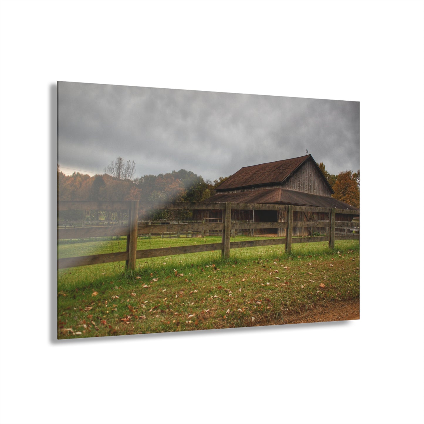 U R There Photography Chalet Grey I Rustic Farmhouse Acrylic Wall Print