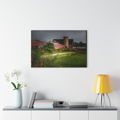 U R There Photography Path of Barns Rustic Farmhouse Acrylic Wall Print