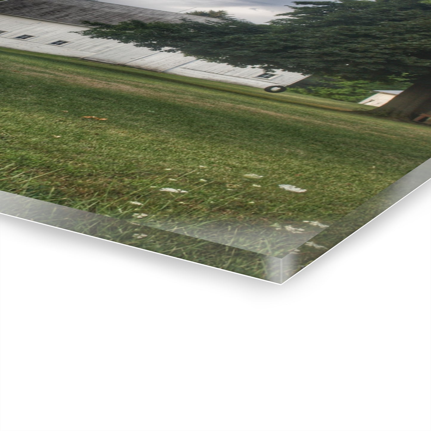 U R There Photography Marathon Road White Rustic Farmhouse Acrylic Wall Print