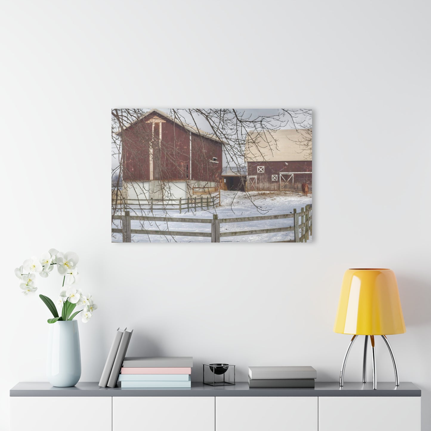 U R There Photography Ebeling Browns Rustic Farmhouse Acrylic Wall Print