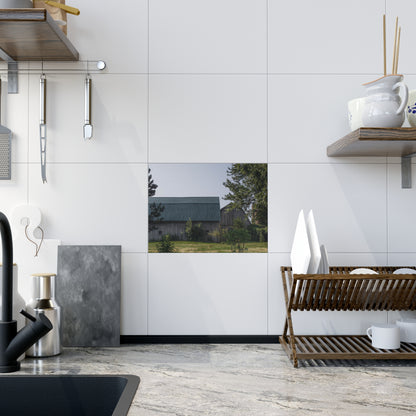 U R There Photography Bordman Road Greys Rustic Farmhouse Decorative Ceramic Tile