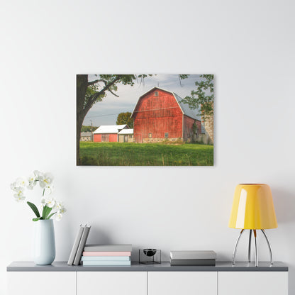 Barn Boutique Modern Farmhouse Acrylic Wall Print| Crawford Road Red II