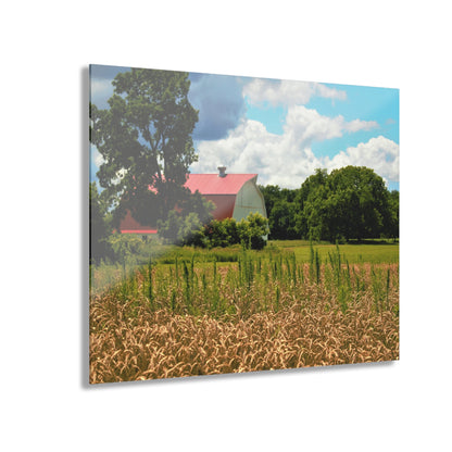 U R There Photography Northern White Rustic Farmhouse Acrylic Wall Print