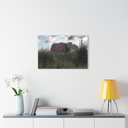 U R There Photography Greenwood Road Red II Rustic Farmhouse Acrylic Wall Print