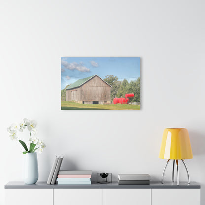 U R There Photography Kingston Road Grey Rustic Farmhouse Acrylic Wall Print
