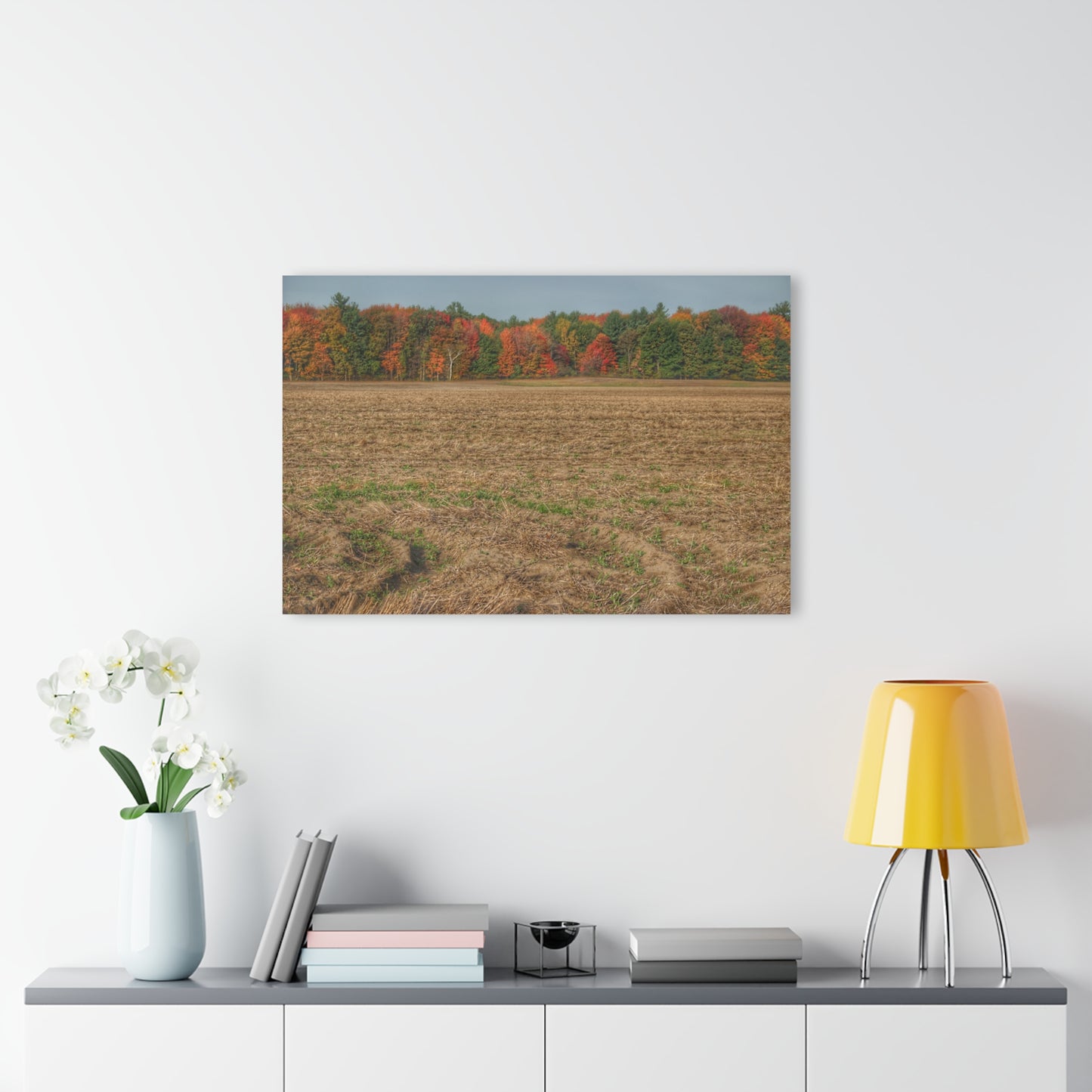 U R There Photography Fall on Murphy Lake III Rustic Farmhouse Acrylic Wall Print