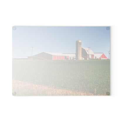 Barn Boutique Rustic Tempered-Glass Cutting Board| Patterson Road Farm Across the Field II