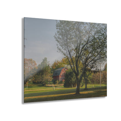 U R There Photography Belle River Red II Rustic Farmhouse Acrylic Wall Print