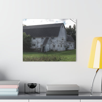 U R There Photography Metamora M-24 White Rustic Farmhouse Acrylic Wall Print