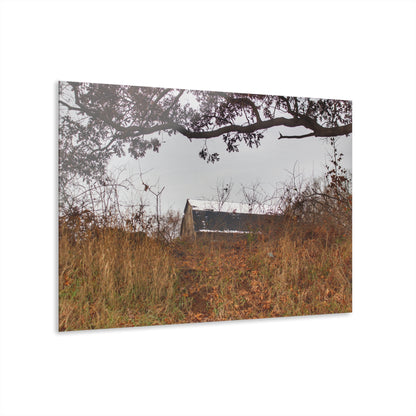 U R There Photography North Oxford Road Grey II Rustic Farmhouse Acrylic Wall Print