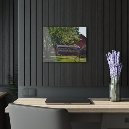 U R There Photography Hidden Reds Rustic Farmhouse Acrylic Wall Print