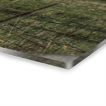 U R There Photography Newark Road Tilted Grey I Rustic Farmhouse Acrylic Wall Print