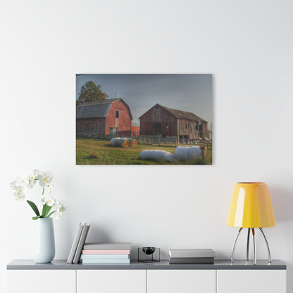 U R There Photography Irish Road Old Reds I Rustic Farmhouse Acrylic Wall Print