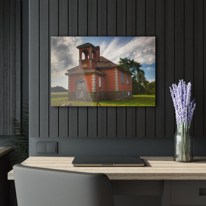 U R There Photography North Grove Road Schoolhouse I Rustic Farmhouse Acrylic Wall Print