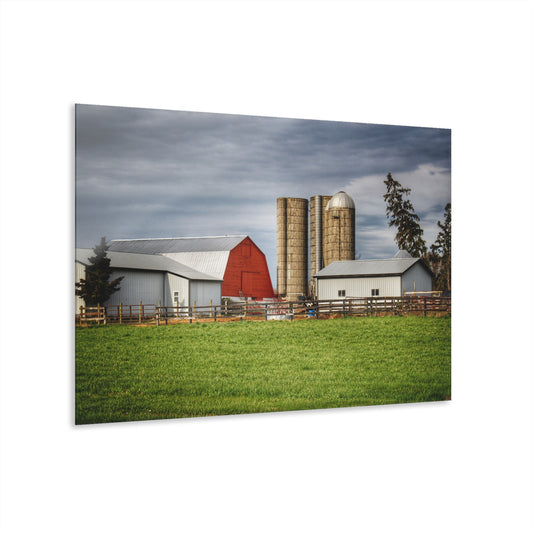 U R There Photography M-24 Farm Rustic Farmhouse Acrylic Wall Print