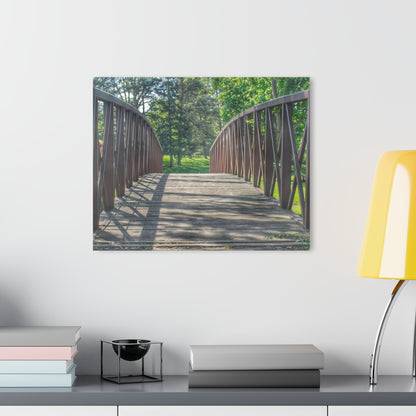 U R There Photography Cramton Park Kiwanis Bridge Rustic Farmhouse Acrylic Wall Print