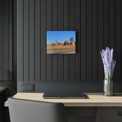 U R There Photography Marlette Reds Rustic Farmhouse Acrylic Wall Print