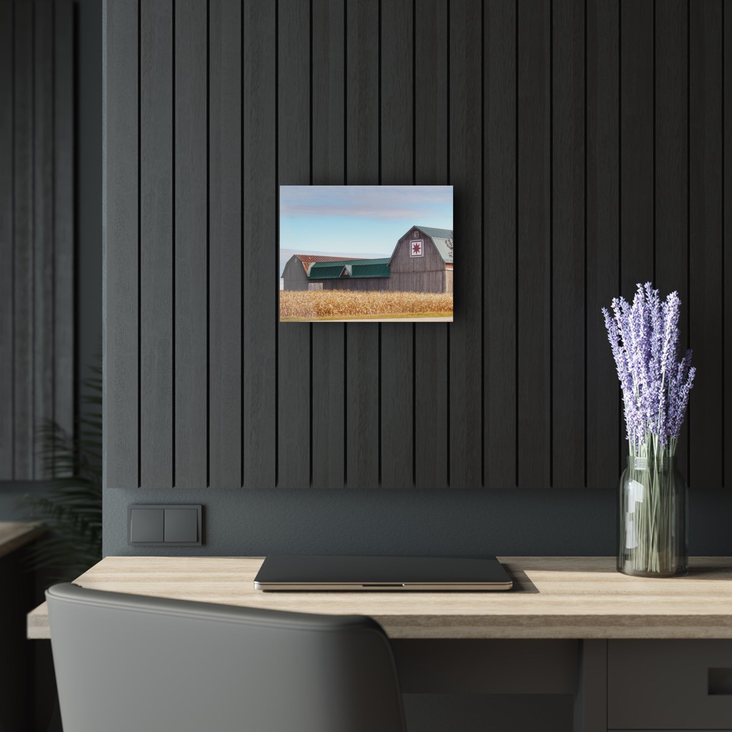 U R There Photography Frankenmuth Greys Rustic Farmhouse Acrylic Wall Print