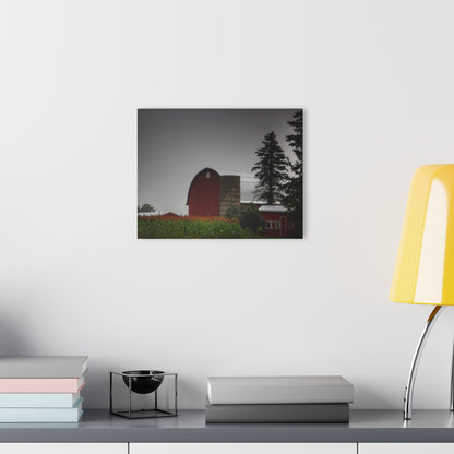 U R There Photography Beyond the Fog on Haines Rustic Farmhouse Acrylic Wall Print