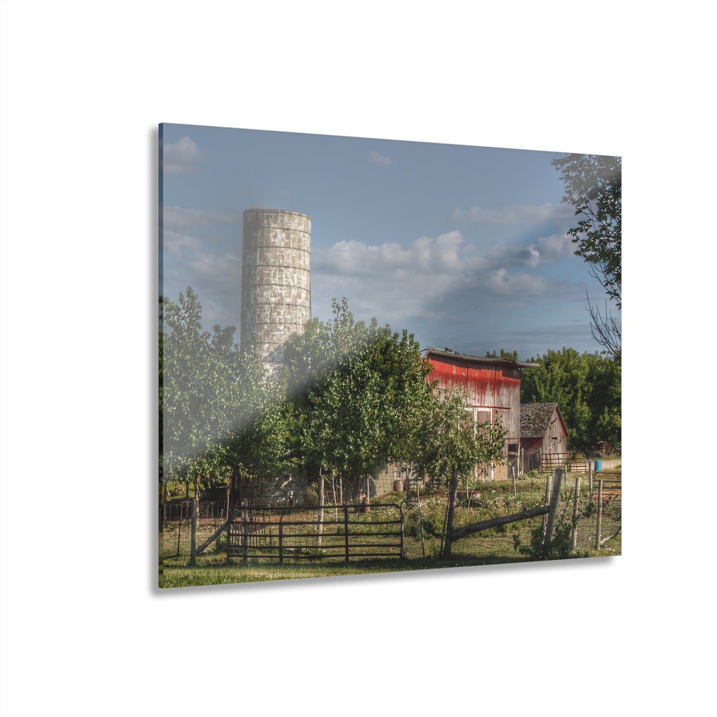 U R There Photography Henderson Road Farm Rustic Farmhouse Acrylic Wall Print