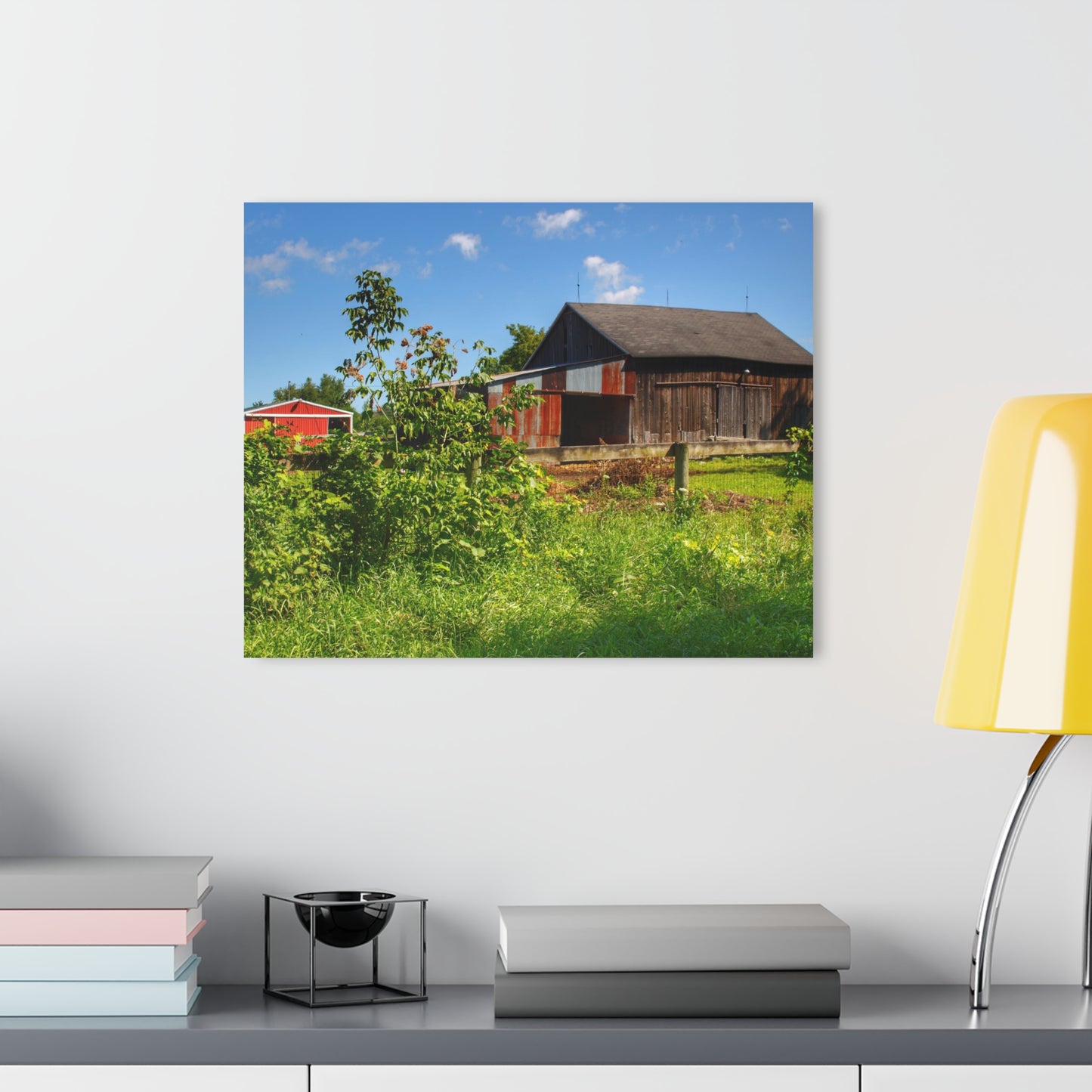 U R There Photography Beyond the Fence on Hunters Creek Rustic Farmhouse Acrylic Wall Print