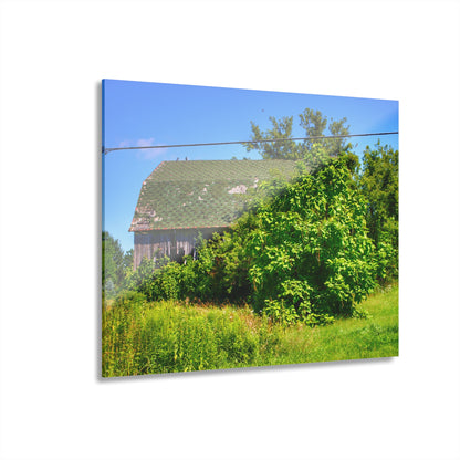 U R There Photography Hidden Grey of Hunters Creek Rustic Farmhouse Acrylic Wall Print