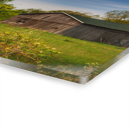 U R There Photography North Branch Little Grey Rustic Farmhouse Acrylic Wall Print