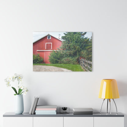 U R There Photography Modern Red I Rustic Farmhouse Acrylic Wall Print