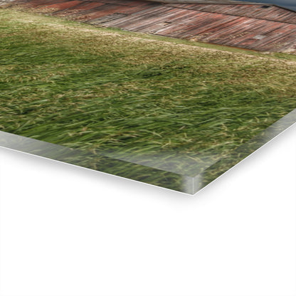 U R There Photography Hunters Creek Reds Rustic Farmhouse Acrylic Wall Print