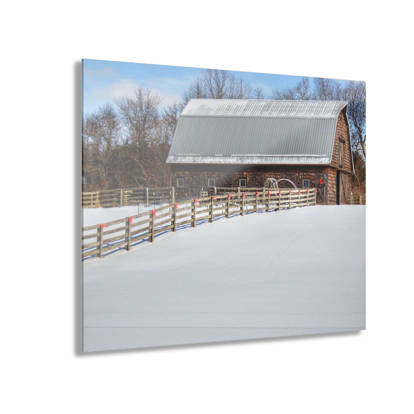 U R There Photography Morgan Lanes Cedar Shack Barn Rustic Farmhouse Acrylic Wall Print