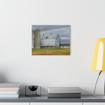 U R There Photography Daley Road Grey I Rustic Farmhouse Acrylic Wall Print