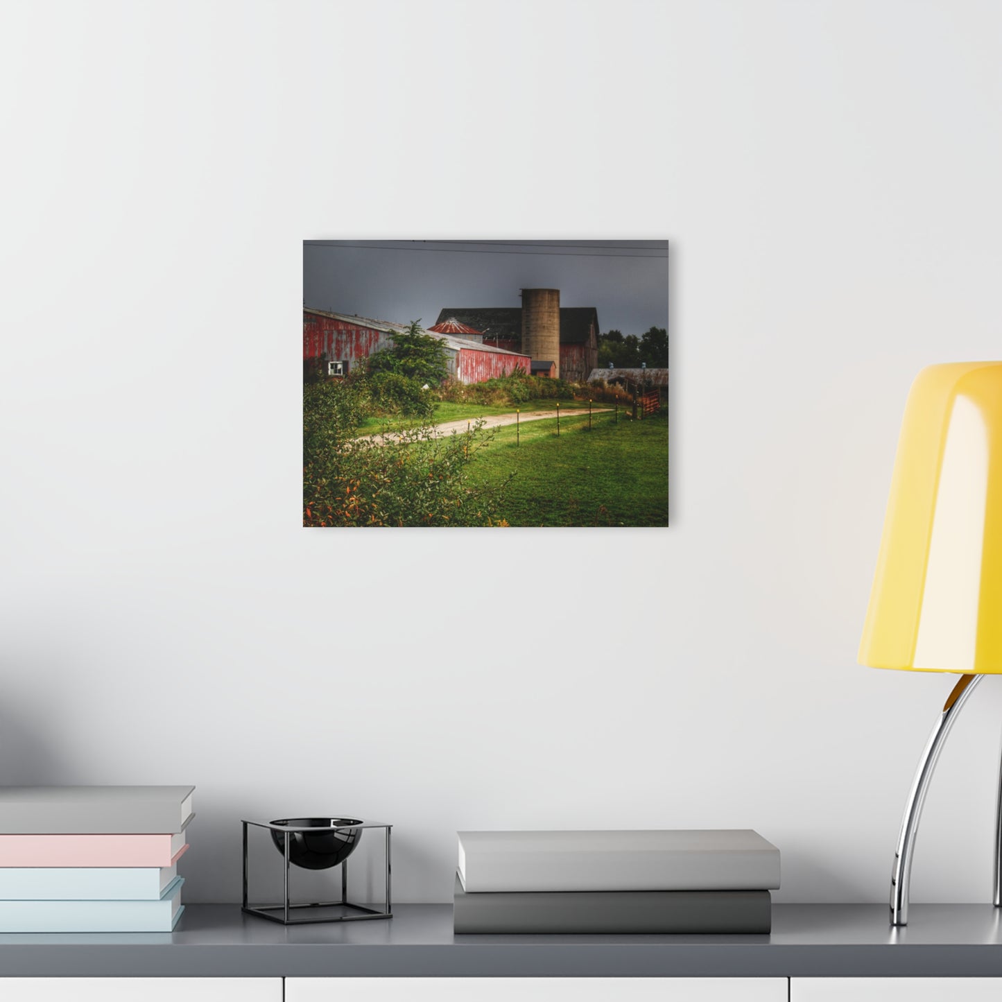 U R There Photography Path of Barns Rustic Farmhouse Acrylic Wall Print