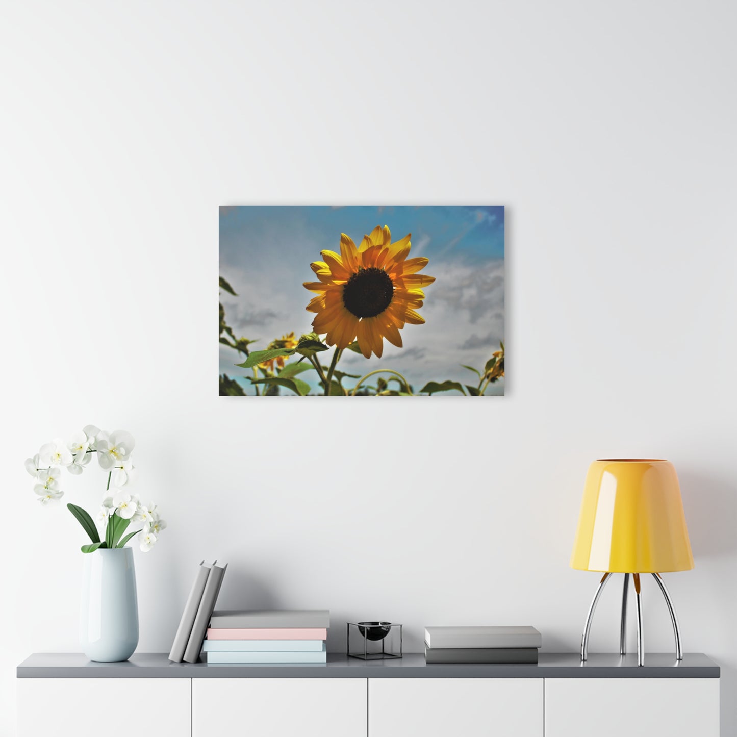 U R There Photography Awakening Sunflower Rustic Farmhouse Acrylic Wall Print