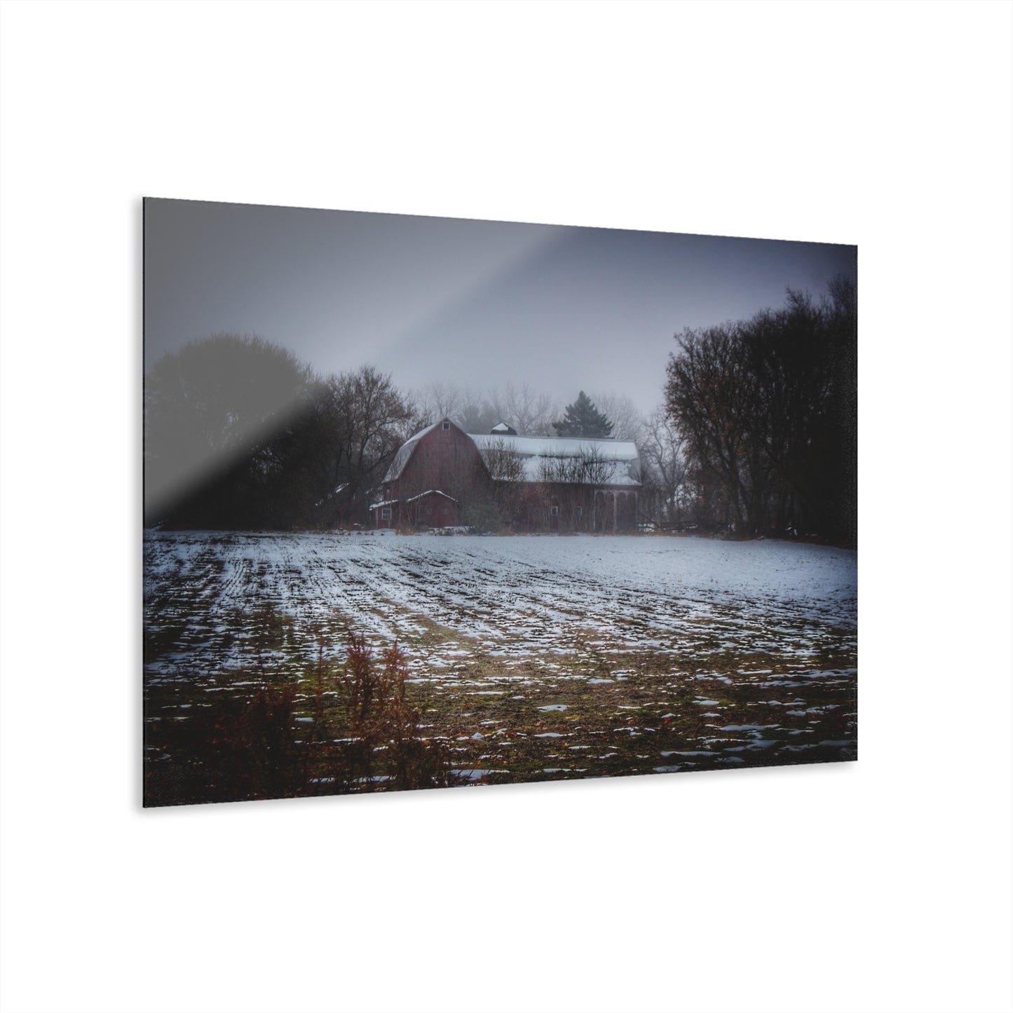 U R There Photography Holmes Road Red III Rustic Farmhouse Acrylic Wall Print