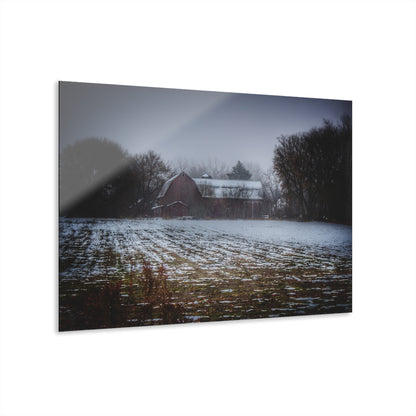 U R There Photography Holmes Road Red III Rustic Farmhouse Acrylic Wall Print
