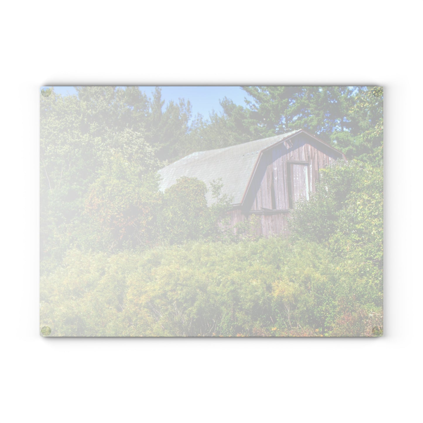 Barn Boutique Rustic Tempered-Glass Cutting Board| Saginaw Road Hidden Grey