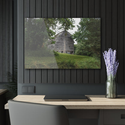 U R There Photography Snell Grey Rustic Farmhouse Acrylic Wall Print
