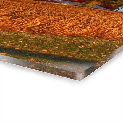 U R There Photography Lake Pleasant Reds I Rustic Farmhouse Acrylic Wall Print