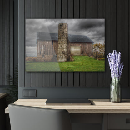 U R There Photography Gilford Grey I Rustic Farmhouse Acrylic Wall Print