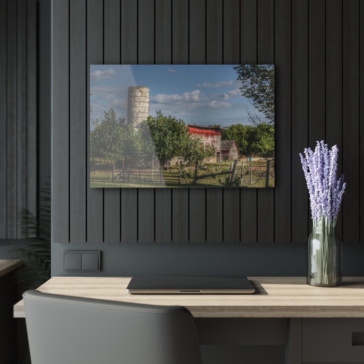 U R There Photography Henderson Road Farm Rustic Farmhouse Acrylic Wall Print