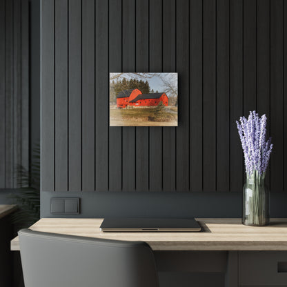 U R There Photography Thomas Road Patriot Barn Rustic Farmhouse Acrylic Wall Print