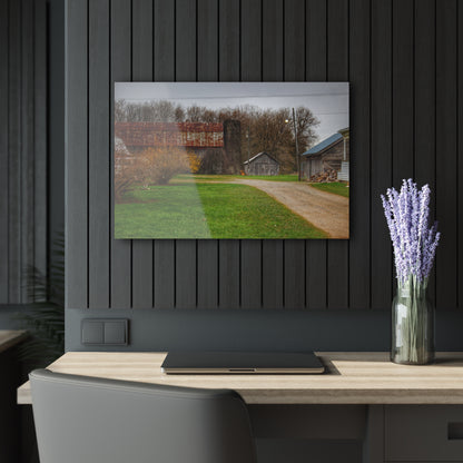U R There Photography South Summers Road Rusted and Little Grey Rustic Farmhouse Acrylic Wall Print