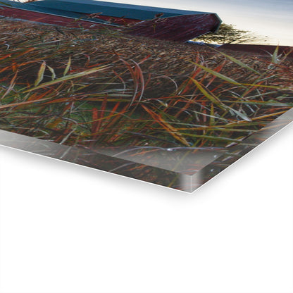 U R There Photography Haines Road Hidden Reds Rustic Farmhouse Acrylic Wall Print