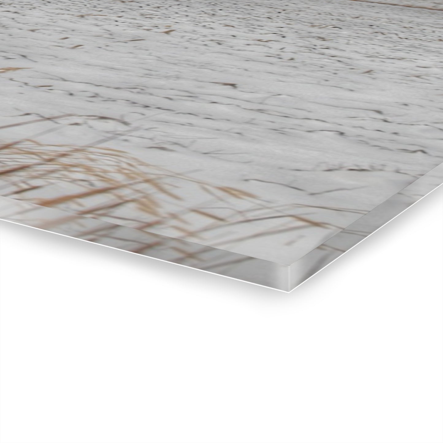 U R There Photography Maple Valley Road Red II Rustic Farmhouse Acrylic Wall Print