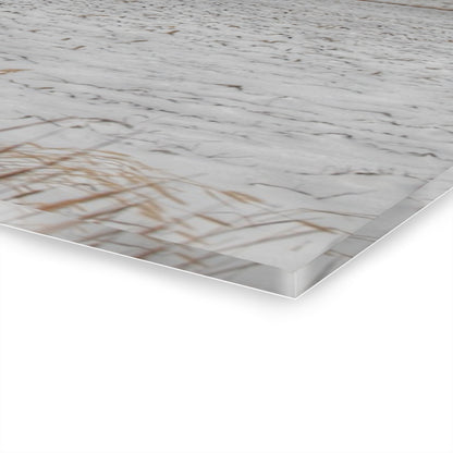 U R There Photography Maple Valley Road Red II Rustic Farmhouse Acrylic Wall Print