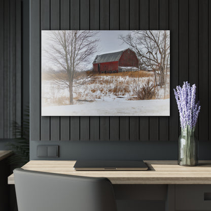 U R There Photography Hadley Red II Rustic Farmhouse Acrylic Wall Print
